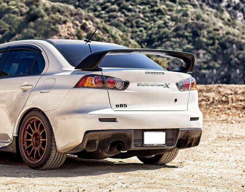 iJDMTOY Smoked Lens Rear Bumper Reflector Lenses Compatible With 2008-2016 Mitsubishi Lancer, Evolution Evo 10 X, OE-Spec LH RH Assembly - Image 3
